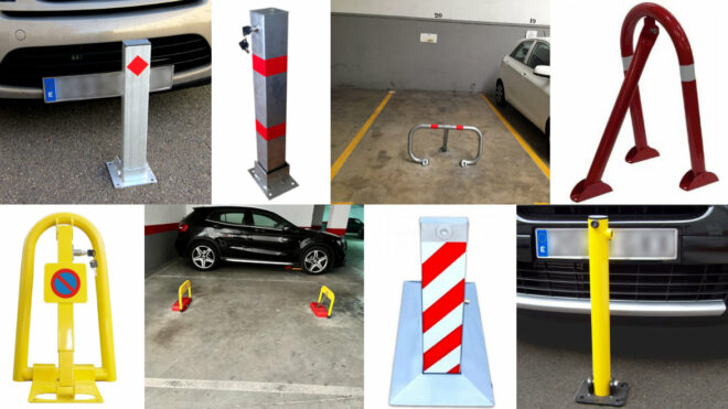 Barreras guarda plazas de parking