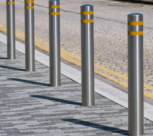 Bollards in Madrid